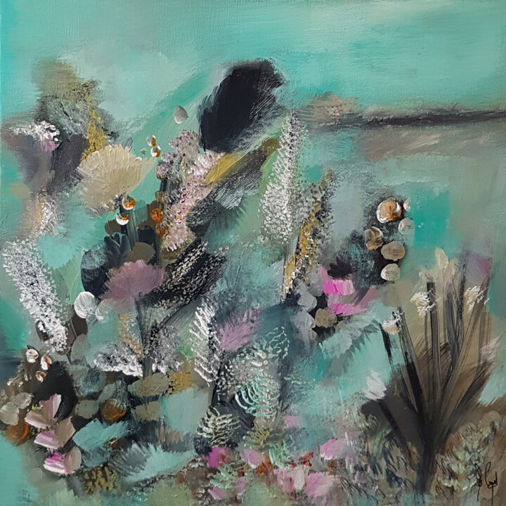Peinture intitulée "Oceania" par Muriel Cayet, Œuvre d'art originale, Acrylique