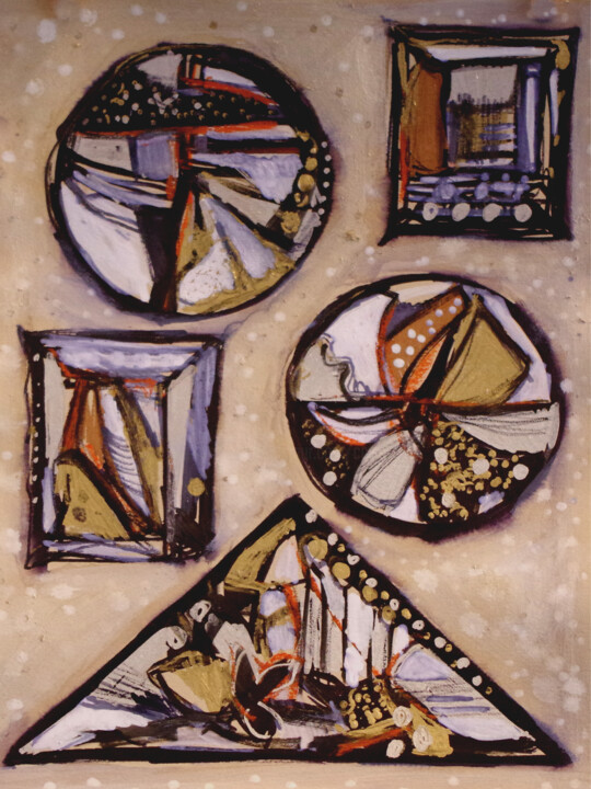 "Ixelles III" başlıklı Tablo Muriel Cayet tarafından, Orijinal sanat
