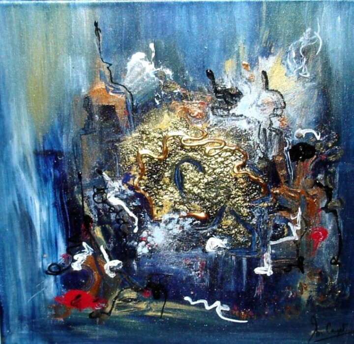 Peinture intitulée "L'anamnèse" par Muriel Cayet, Œuvre d'art originale