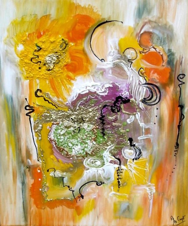 Peinture intitulée "Eden - Collection p…" par Muriel Cayet, Œuvre d'art originale