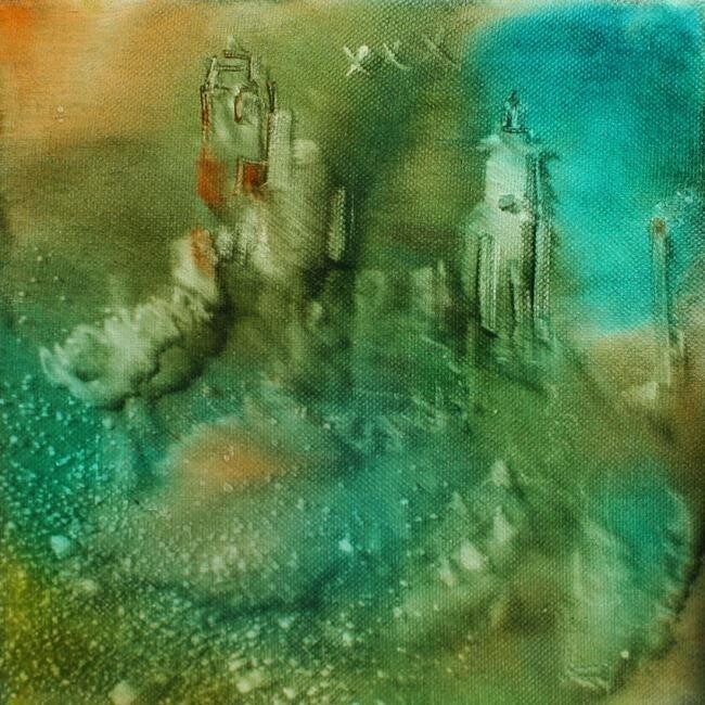 Malerei mit dem Titel "Vision de Vendée" von Muriel Cayet, Original-Kunstwerk, Öl