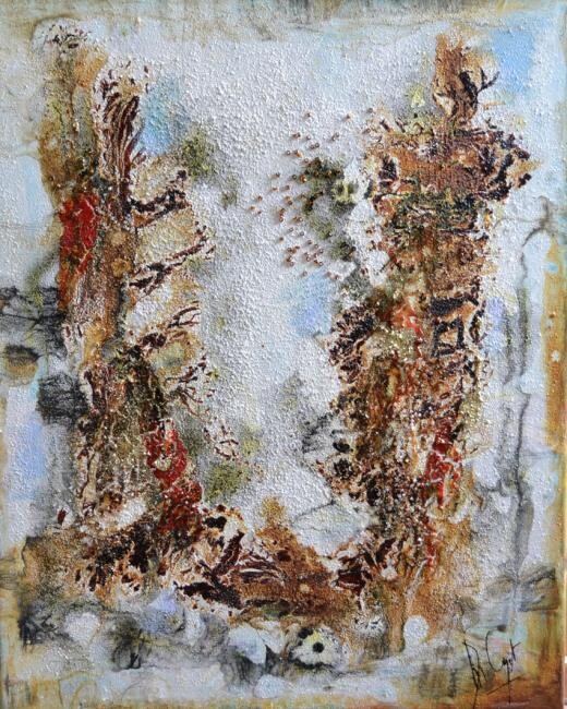 Картина под названием "Jasper forest" - Muriel Cayet, Подлинное произведение искусства, Акрил