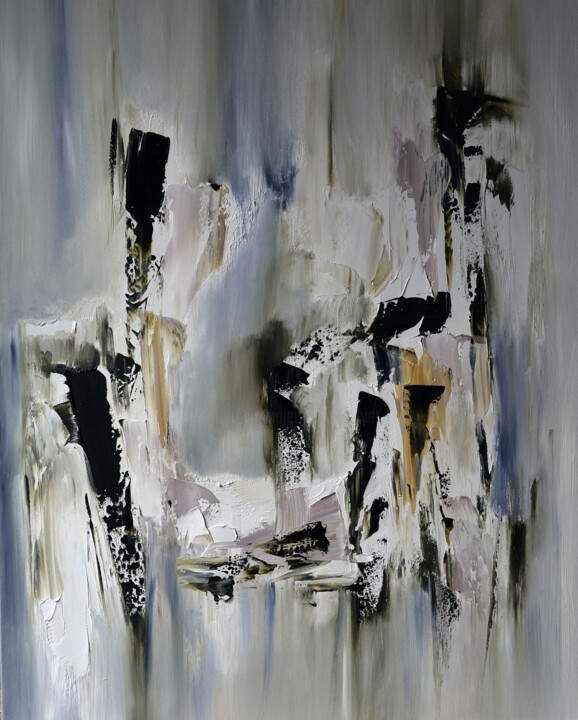 Painting titled "Adéquation I" by Muriel Cayet, Original Artwork