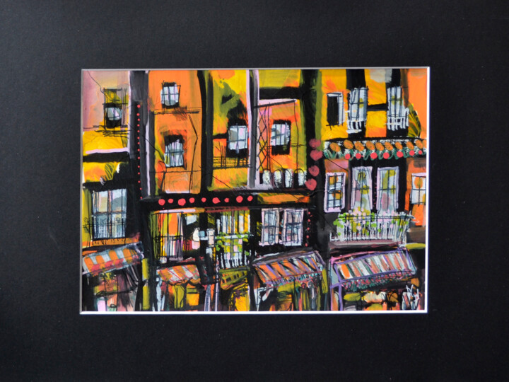 Peinture intitulée "Colore mercato" par Muriel Cayet, Œuvre d'art originale