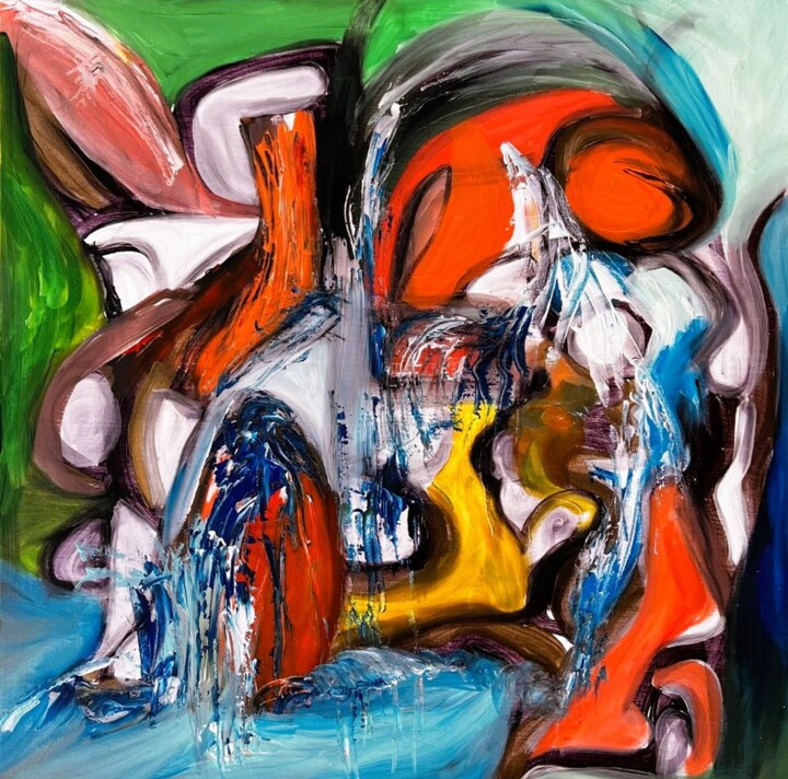제목이 "Expressionisme abst…"인 미술작품 Muriel Deumie로, 원작, 아크릴