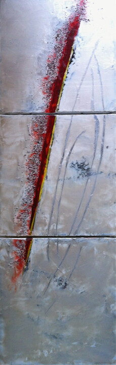 Peinture intitulée "Déchirure 3" par Muriel Paul, Œuvre d'art originale, Acrylique