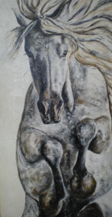 Painting titled "Aldébaran" by Muriel Besson-Braem, Original Artwork