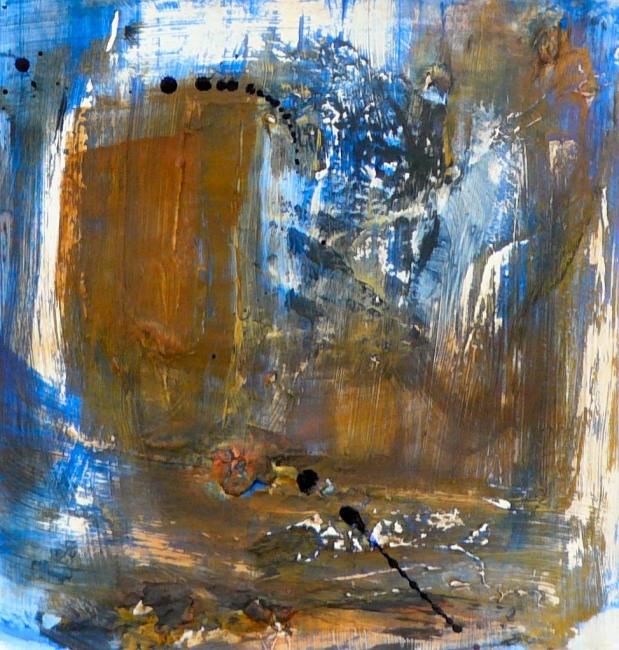 Peinture intitulée "Bashung Blues IIb" par Muriel Bo, Œuvre d'art originale