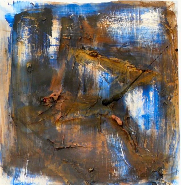 Peinture intitulée "Bashung Blues IIa" par Muriel Bo, Œuvre d'art originale
