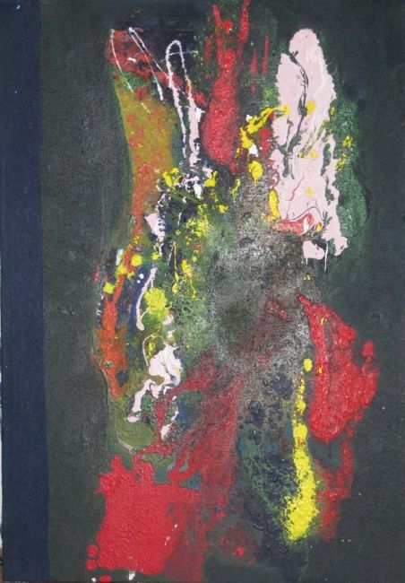 Peinture intitulée "under my skin1" par Potoc, Œuvre d'art originale