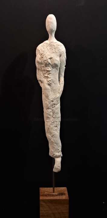 Sculptuur getiteld "Passager #8" door Murielle Huvé-Lejeune, Origineel Kunstwerk, Keramiek