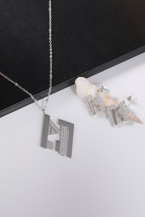Design intitulée "Silver key Necklace…" par Musaab Baessa, Œuvre d'art originale, Accessoires