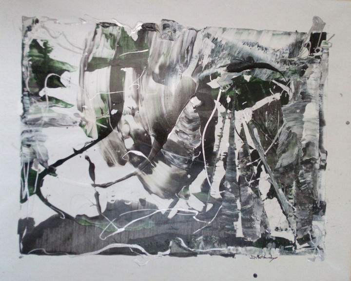 Malerei mit dem Titel "Silent-Conventional…" von Dmitri Matkovsky, Original-Kunstwerk, Acryl