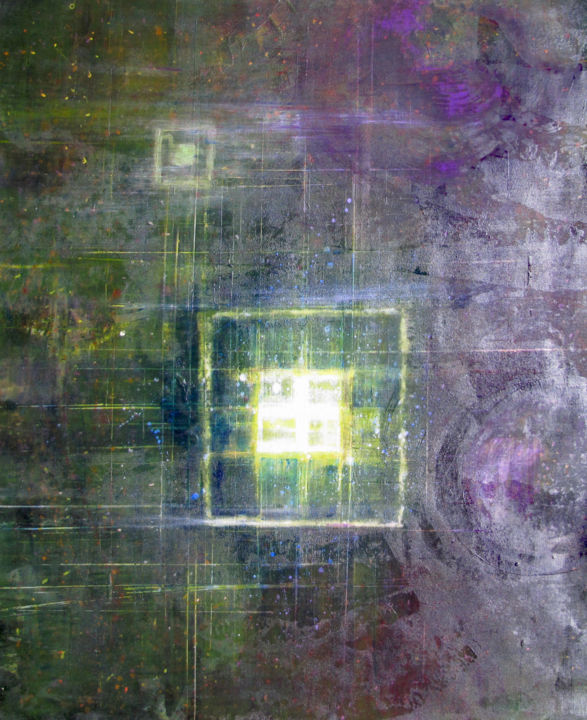 Картина под названием "Green Nanotechnolog…" - Dmitri Matkovsky, Подлинное произведение искусства, Акрил
