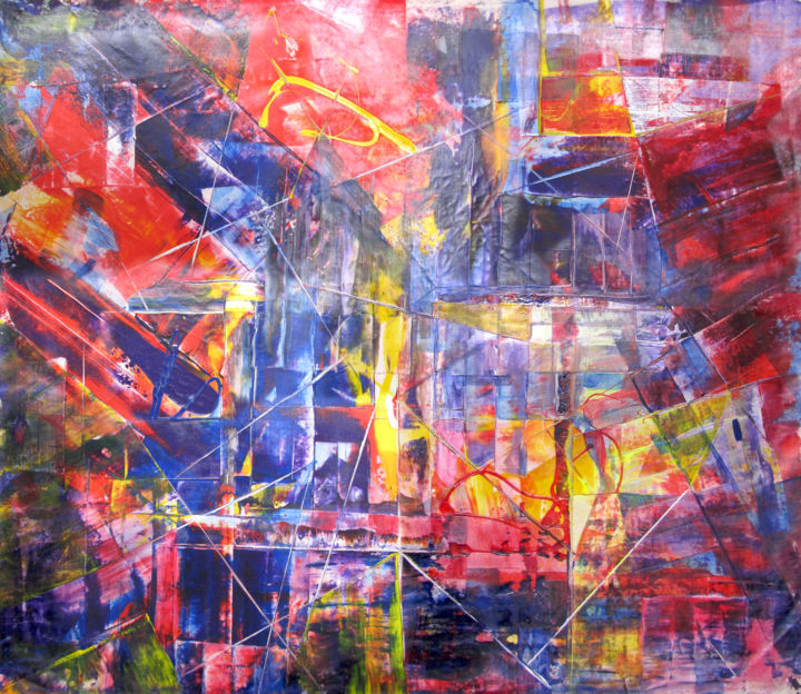 Peinture intitulée "Jimmy Reed about St…" par Dmitri Matkovsky, Œuvre d'art originale, Acrylique