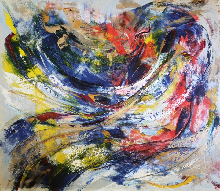 Pittura intitolato "Endless unconventio…" da Dmitri Matkovsky, Opera d'arte originale, Acrilico