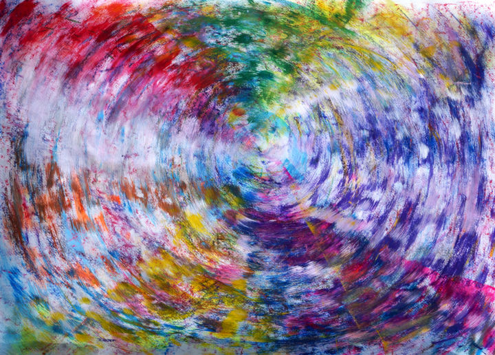 Pintura titulada "What does the Unive…" por Dmitri Matkovsky, Obra de arte original, Oleo