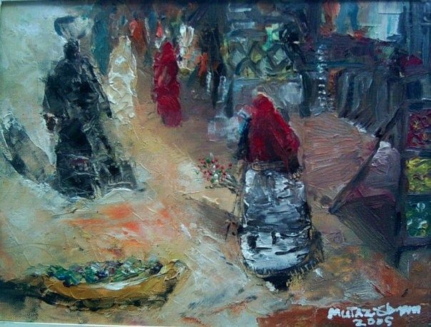 Painting titled "painting" by Mutaz Elemam, Original Artwork