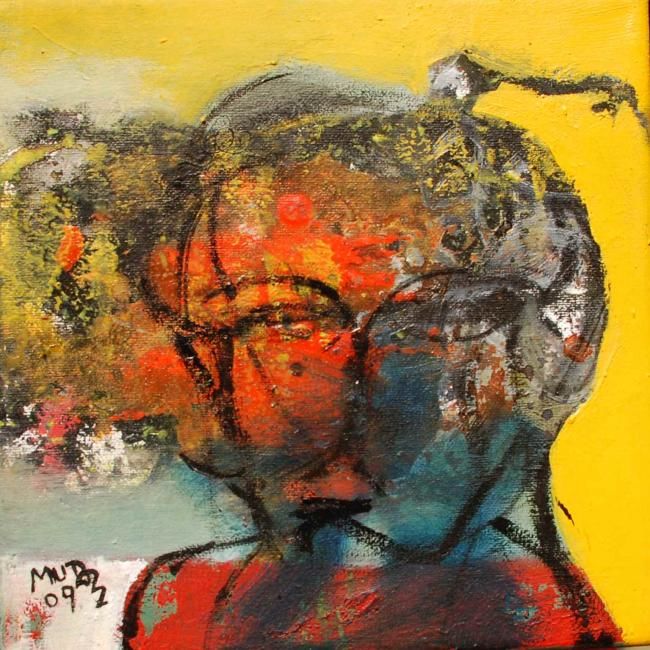 Malarstwo zatytułowany „oil colour on canvas” autorstwa Mutaz Elemam, Oryginalna praca