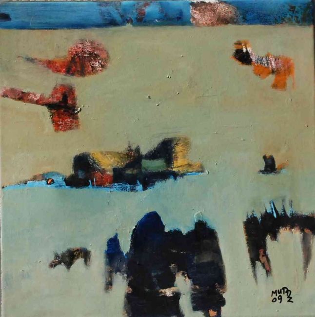 Peinture intitulée "oil colour on canvas" par Mutaz Elemam, Œuvre d'art originale