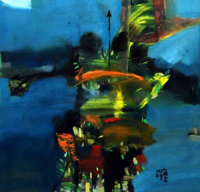 绘画 标题为“oil colour on canvas” 由Mutaz Elemam, 原创艺术品