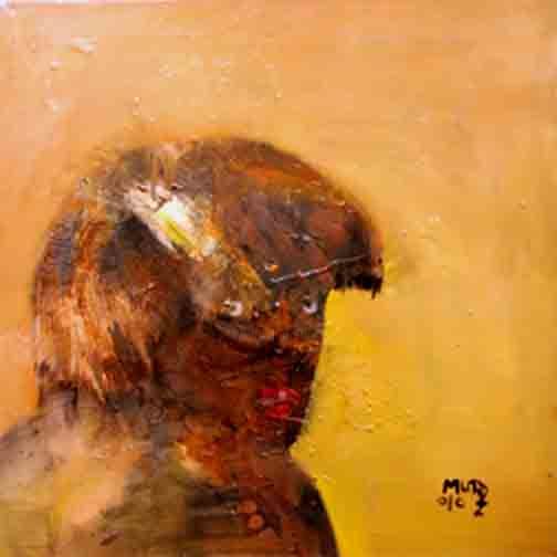 Painting titled "oil colour on canvas" by Mutaz Elemam, Original Artwork
