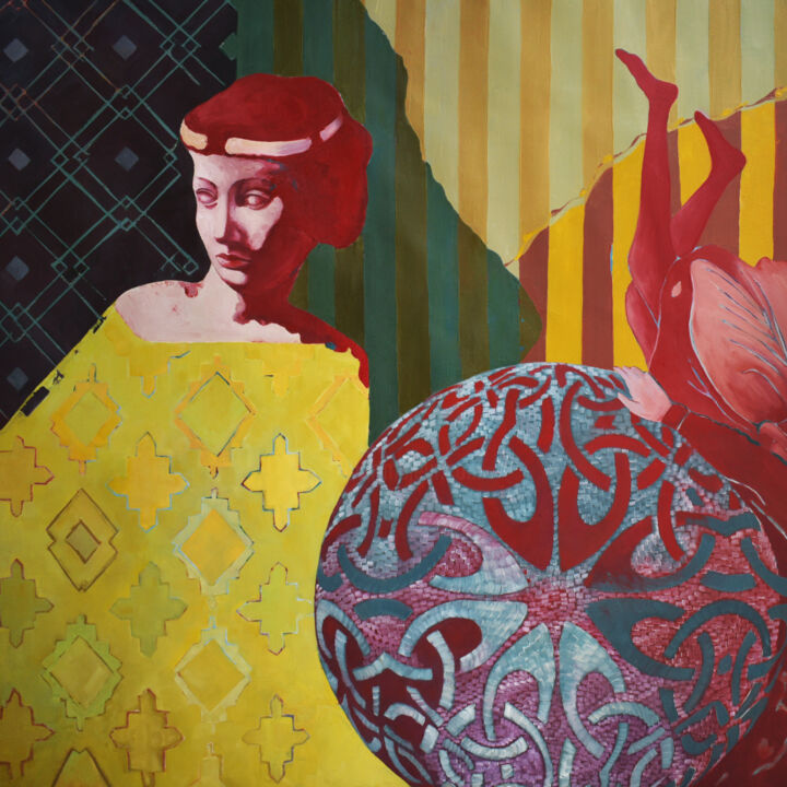 Malerei mit dem Titel "Oh FORTUNA!" von Marina Venediktova, Original-Kunstwerk, Öl