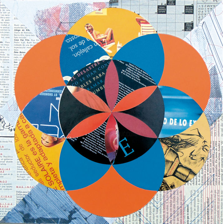 Collages intitolato "Collage_97" da Manel Villalonga, Opera d'arte originale, Collages