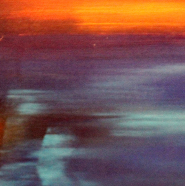 Le Lavandou Coucher De Soleil Painting By Monique Vivian