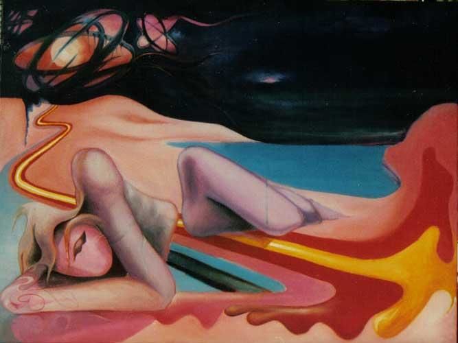 Pintura intitulada "serans" por Abstractduk, Obras de arte originais