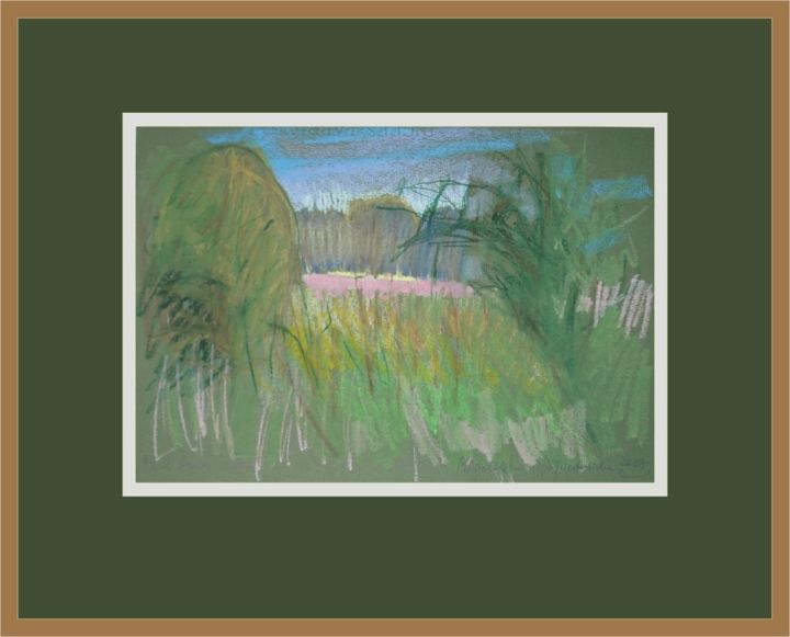 Drawing titled "Before a storm III" by Magdalena Wojciechowska, Original Art, Pastel
