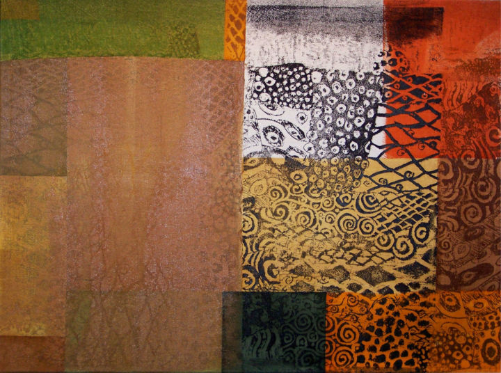 Estampas & grabados titulada "Four seasons" por Magdalena Wojciechowska, Obra de arte original, Serigrafía