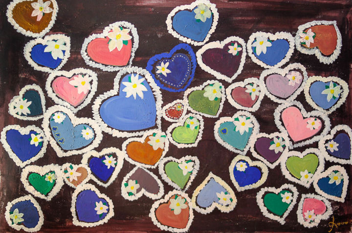 Painting titled "München Oktoberfest" by Myartbyme By Ayse K., Original Art, Acrylic