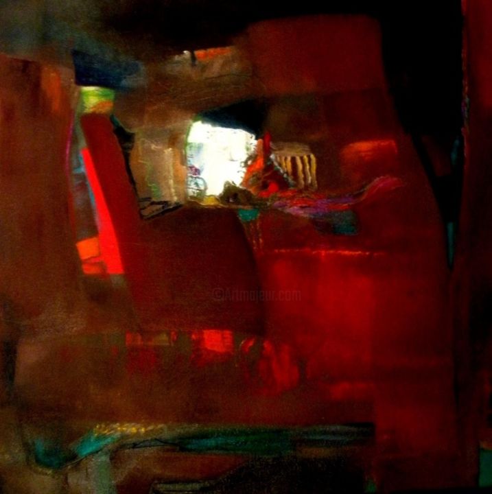Malerei mit dem Titel "Light & Dark.jpg" von Micheline Bousquet, Original-Kunstwerk, Öl