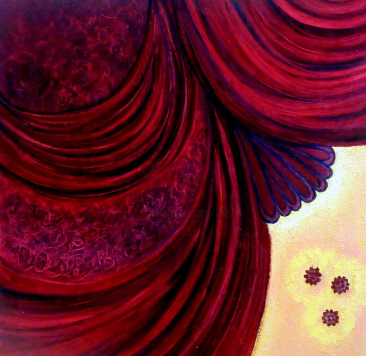 Painting titled "Lockdown on Art - M…" by Marianne Charlotte Mylonas-Svikovsky (Marlo), Original Art, Oil