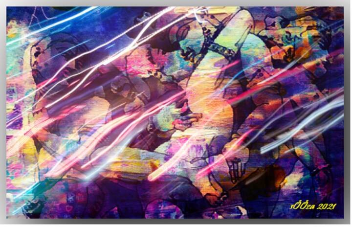 Arts numériques intitulée "ksutra ⭐⭐⭐" par Mylyfee Art, Œuvre d'art originale, Peinture numérique