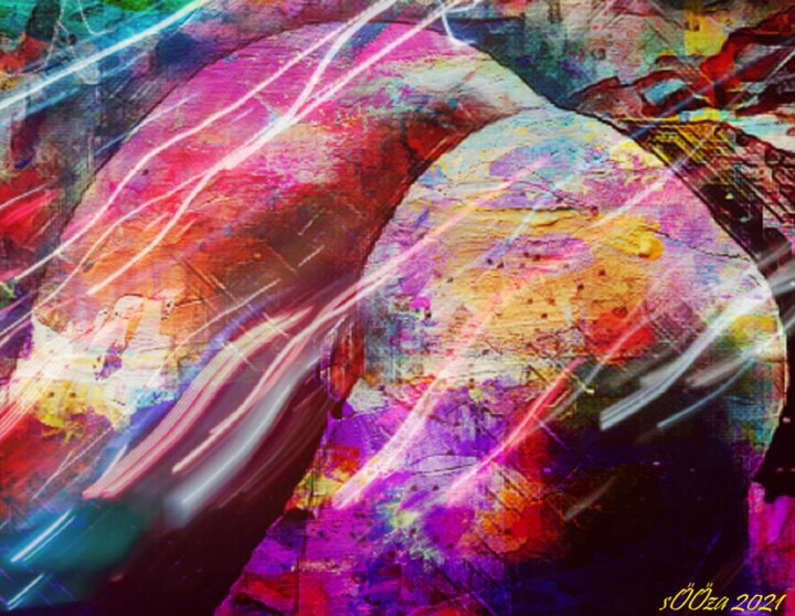 Arts numériques intitulée "sfäfy ⭐⭐⭐" par Mylyfee Art, Œuvre d'art originale, Collage numérique