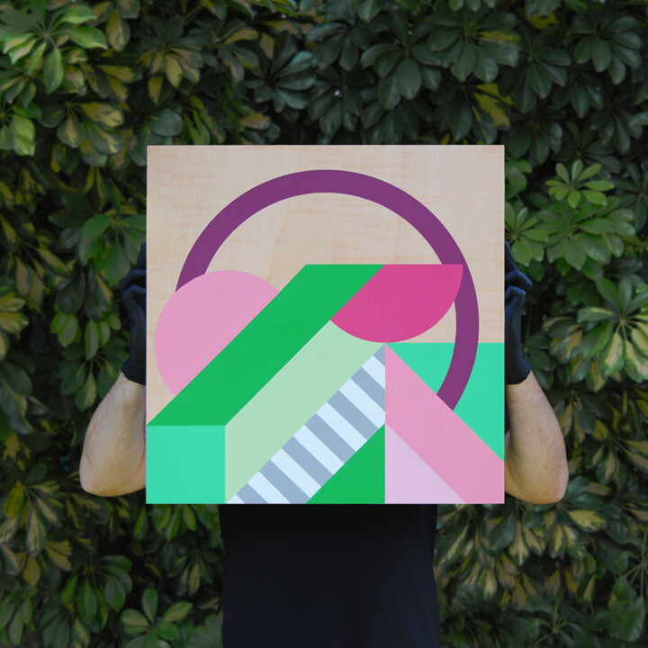 Pintura intitulada "RESONANCE #4" por Mynameisnotsem, Obras de arte originais, Tinta spray