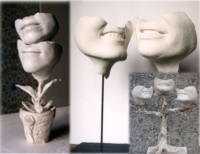 Sculpture intitulée "fiancaOs_fra_re_soe…" par Myriam Bonneau, Œuvre d'art originale