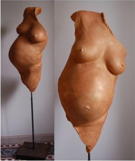 Escultura titulada "Zjuza.jpg" por Myriam Bonneau, Obra de arte original