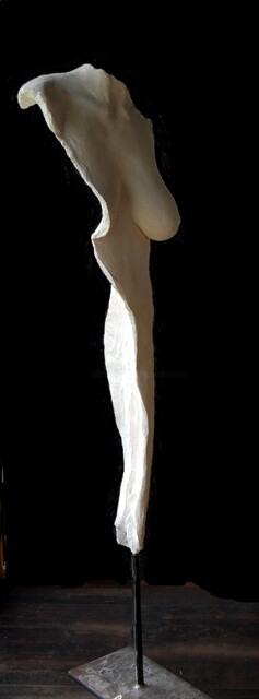 Sculpture titled "Buste_M.jpg" by Myriam Bonneau, Original Artwork