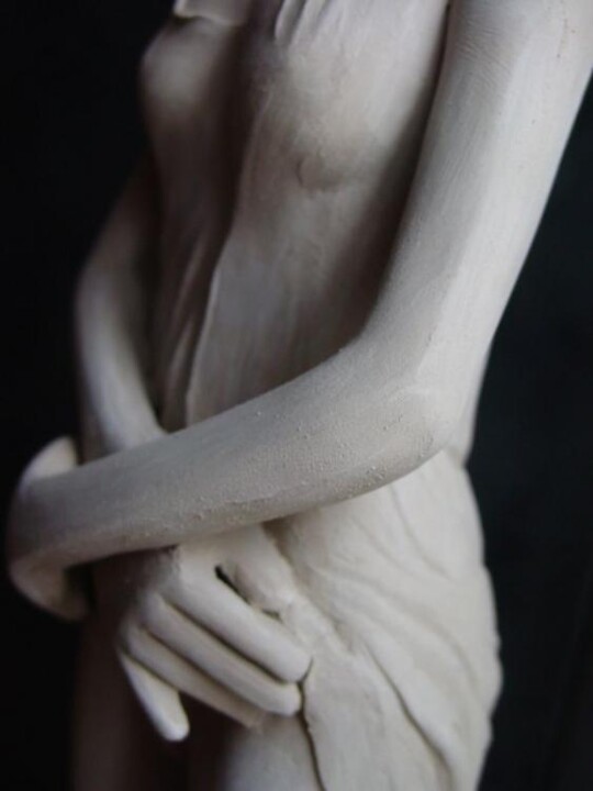 Sculpture titled "La belle du conte :…" by Myriam Ferrer, Original Artwork