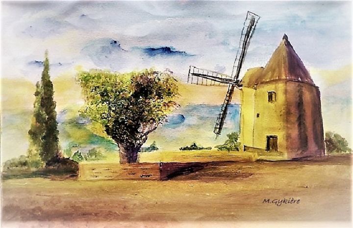 Drawing titled "France de Daudet" by Myriam Gylon, Original Artwork, Other