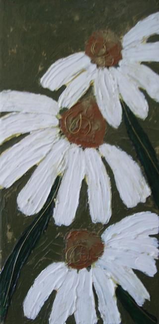 Peinture intitulée "blancpur" par Myriam Plante, Œuvre d'art originale