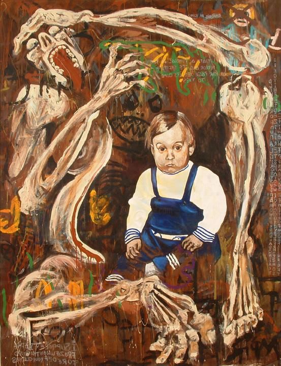 Painting titled "Forgotten" by Myroslav Harasymiw, Original Art,