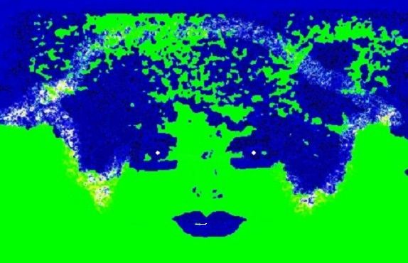 Arts numériques intitulée "verde azul no españ…" par Mysane, Œuvre d'art originale, Peinture numérique