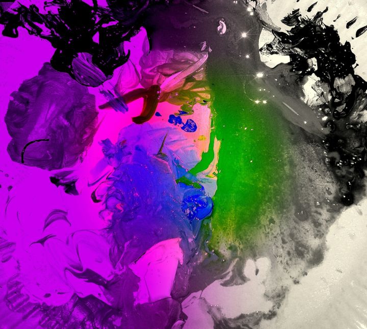 Digital Arts titled "la palette" by Mysane, Original Artwork, Digital Painting