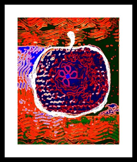 Arte digitale intitolato "grosse-pomme.jpg" da Mysane, Opera d'arte originale, Pittura digitale
