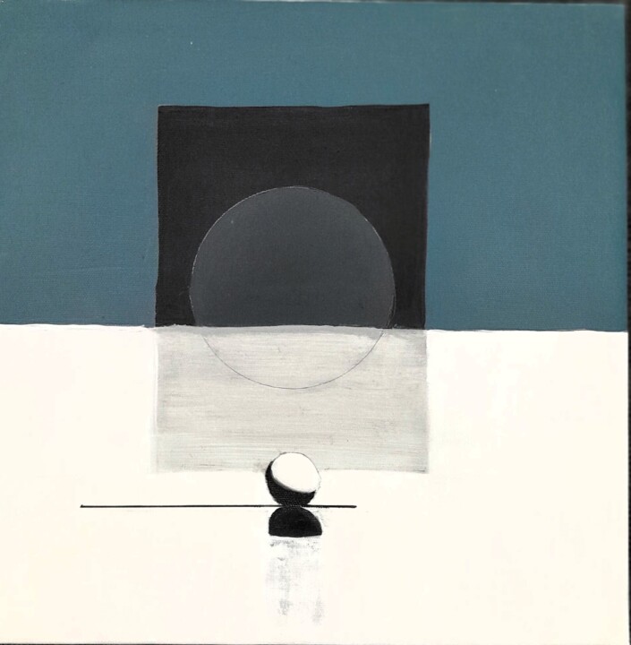 Peinture intitulée "Sphere of  reflecti…" par Myth, Œuvre d'art originale, Acrylique