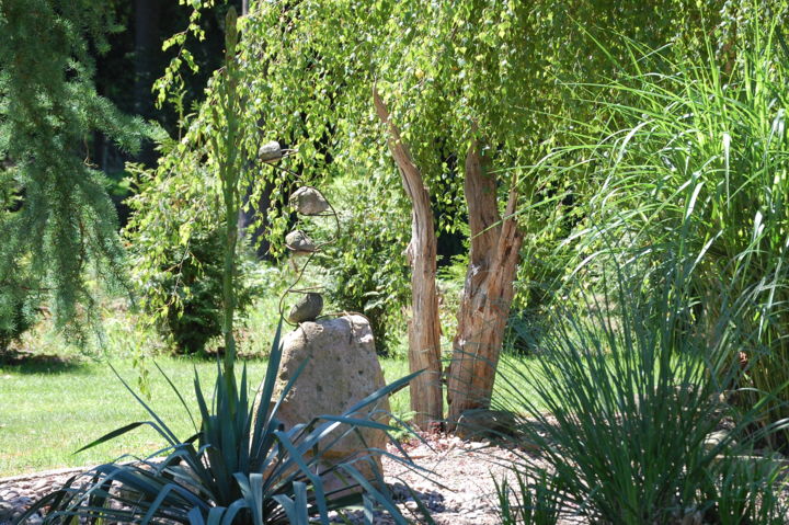 Fotografía titulada "Mein Garten der Kun…" por N.A. Dietzen, Obra de arte original